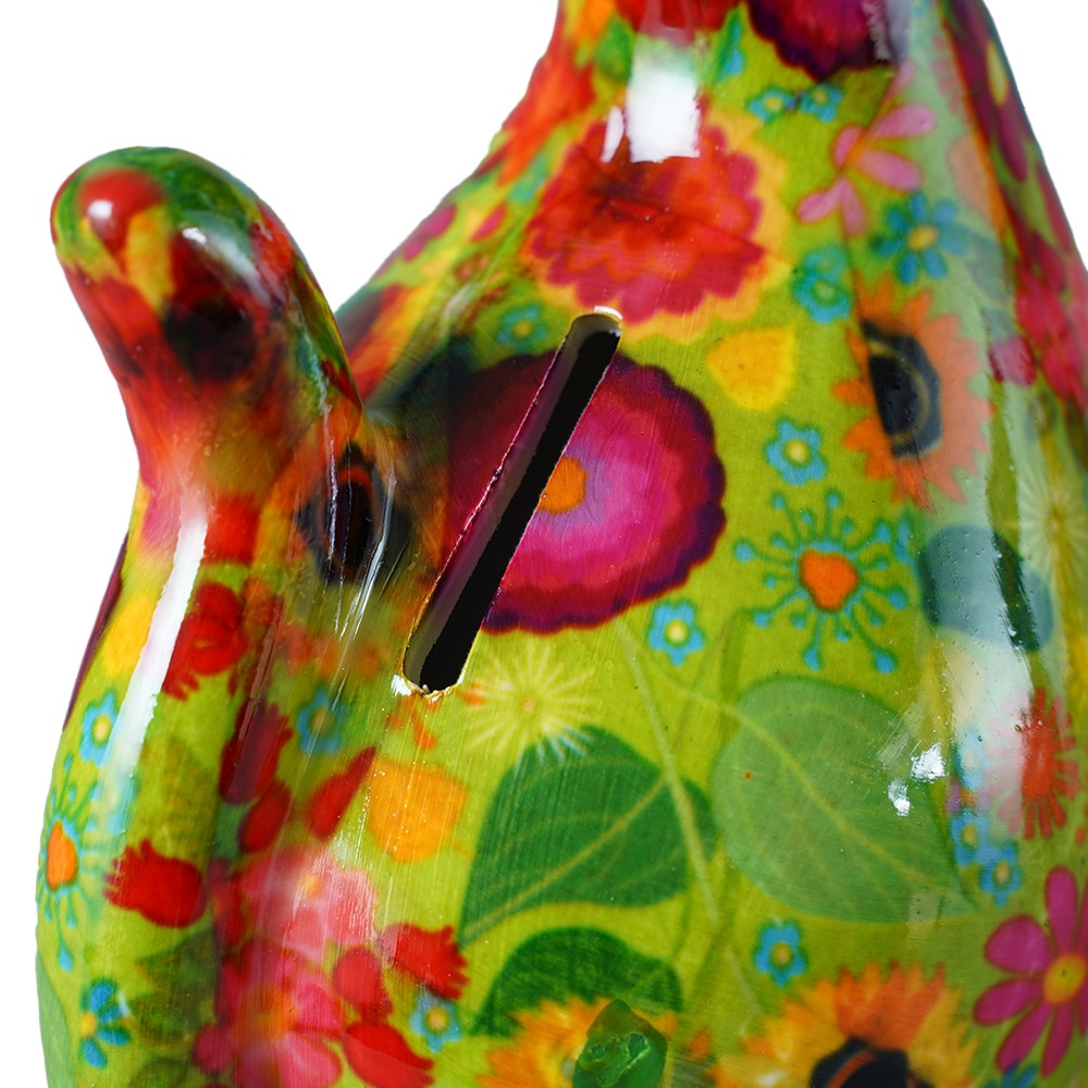 POMME PIDOU（ポンピドゥー） セラミック製貯金箱 ねこ マネーバンク