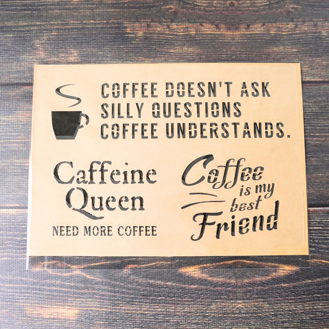 ANALOG STUDIO ステンシルシート COFFEEセット