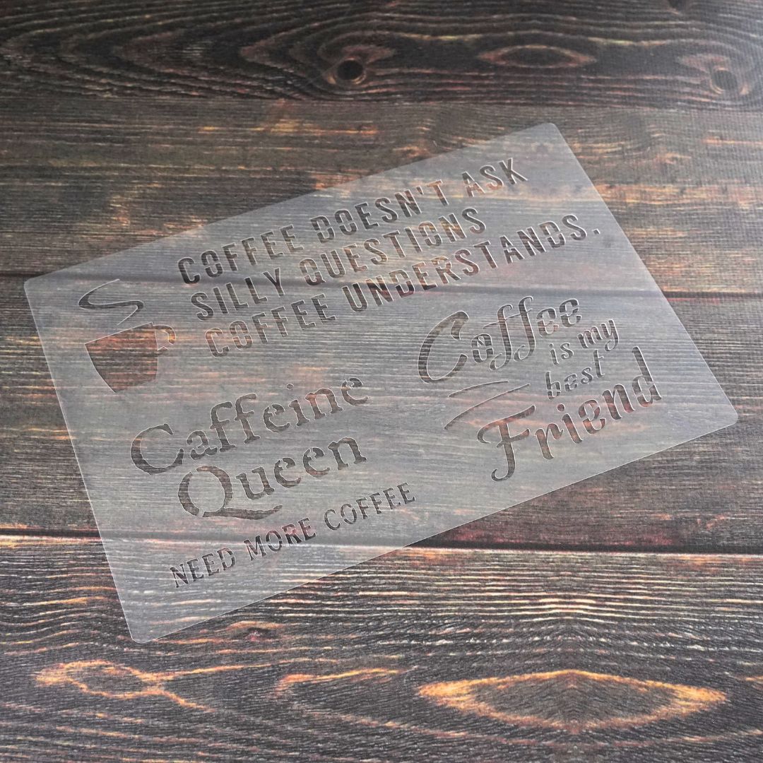 ANALOG STUDIO ステンシルシート COFFEEセット