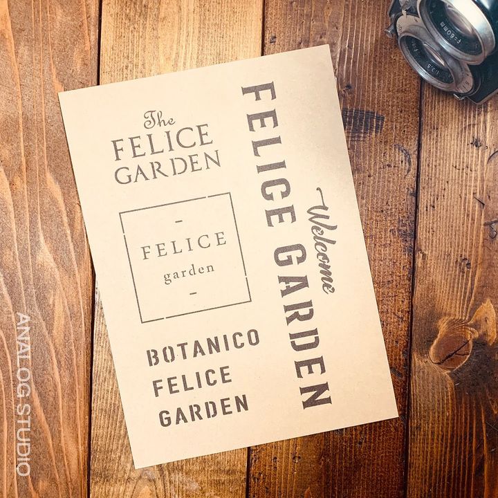 ANALOG STUDIO　ステンシルシート　【FELICE GARDEN】