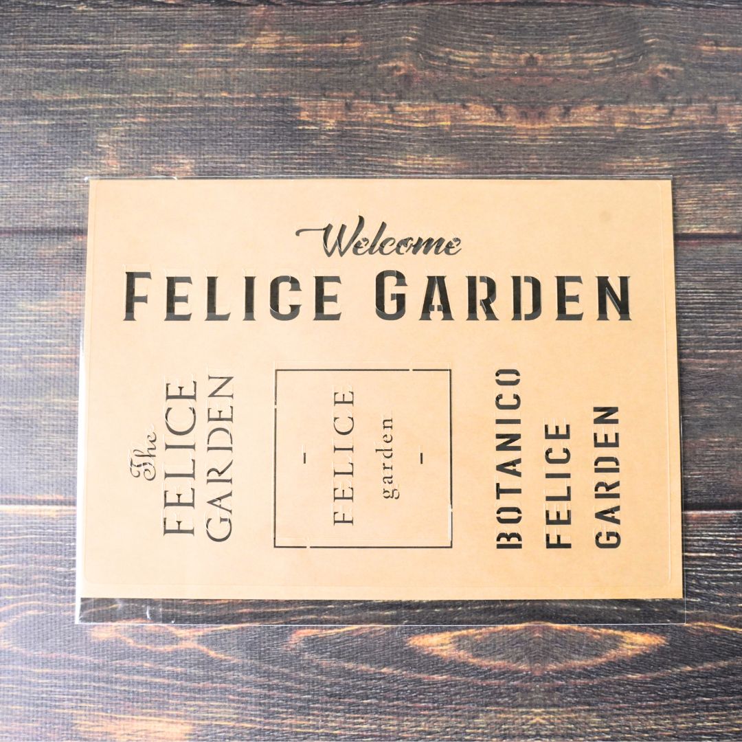 ANALOG STUDIO　ステンシルシート　【FELICE GARDEN】