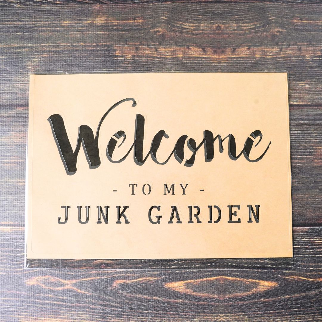 ANALOG STUDIO ステンシルシート 【WELCOME】