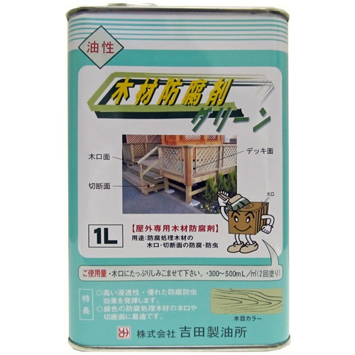 吉田製油所　木材防腐剤グリーン　１L