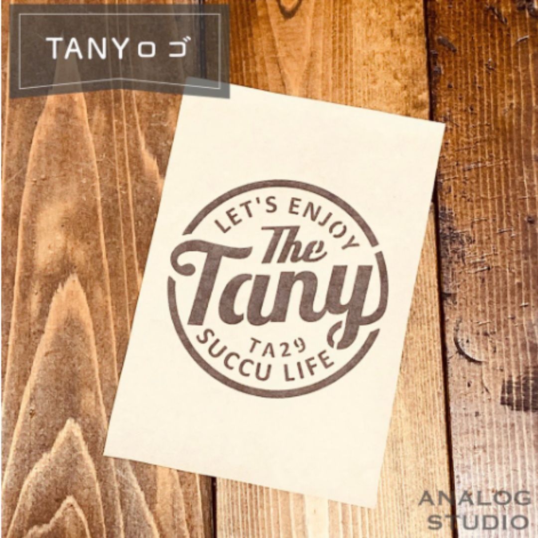 ANALOG STUDIO　ステンシルシート　【A７】【TANYロゴ】