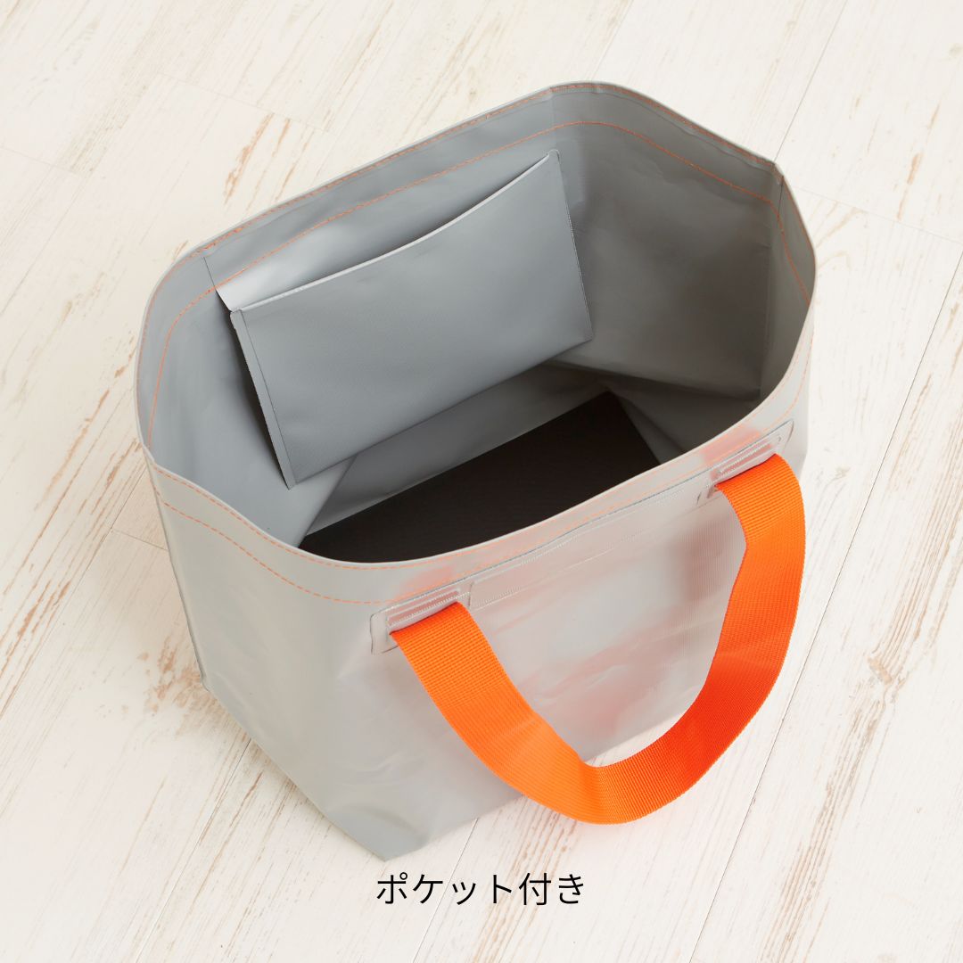 ザブザブ洗える　おしゃれな人気の防水トートバッグ　ZAB　Mサイズ