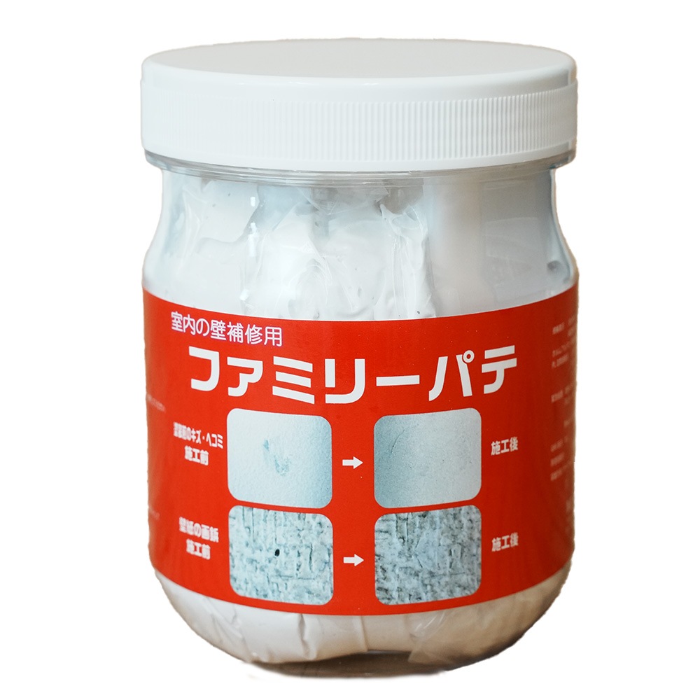 メーコー　内部用　合成樹脂エマルションパテ　薄付け用　ファミリーパテ　水性　７００ｇ