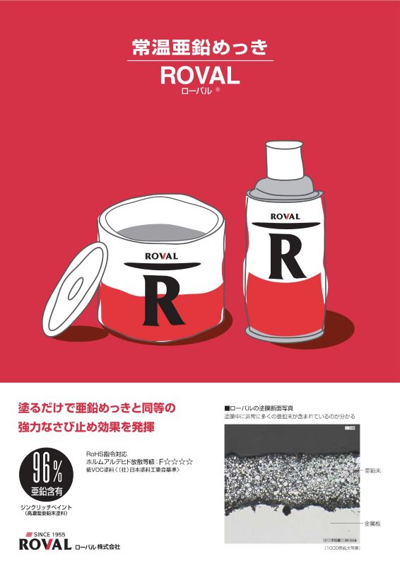 ローバル 常温亜鉛めっき ローバルR スプレー 300ml