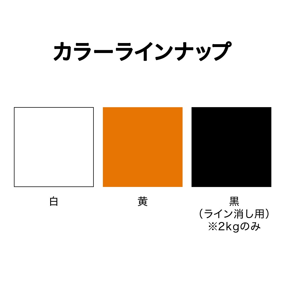 アトムハウスペイント　駐車場区画線ライン引き　道路線引き用塗料　水性ハードライン　４ｋｇ　白