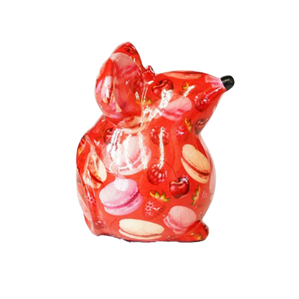 POMME PIDOU（ポンピドゥ）　セラミック製貯金箱　ねずみ　マネーバンクマウス　（A）