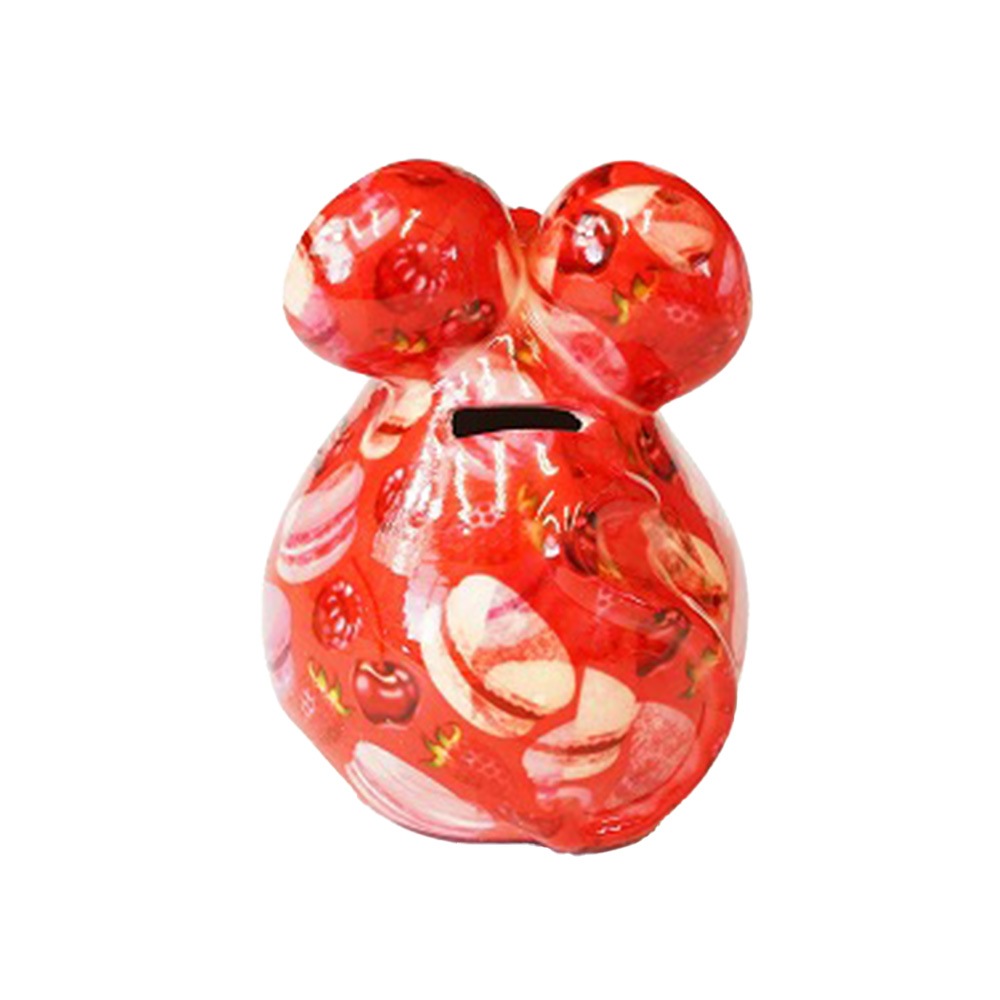 POMME PIDOU（ポンピドゥ）　セラミック製貯金箱　ねずみ　マネーバンクマウス　（A）
