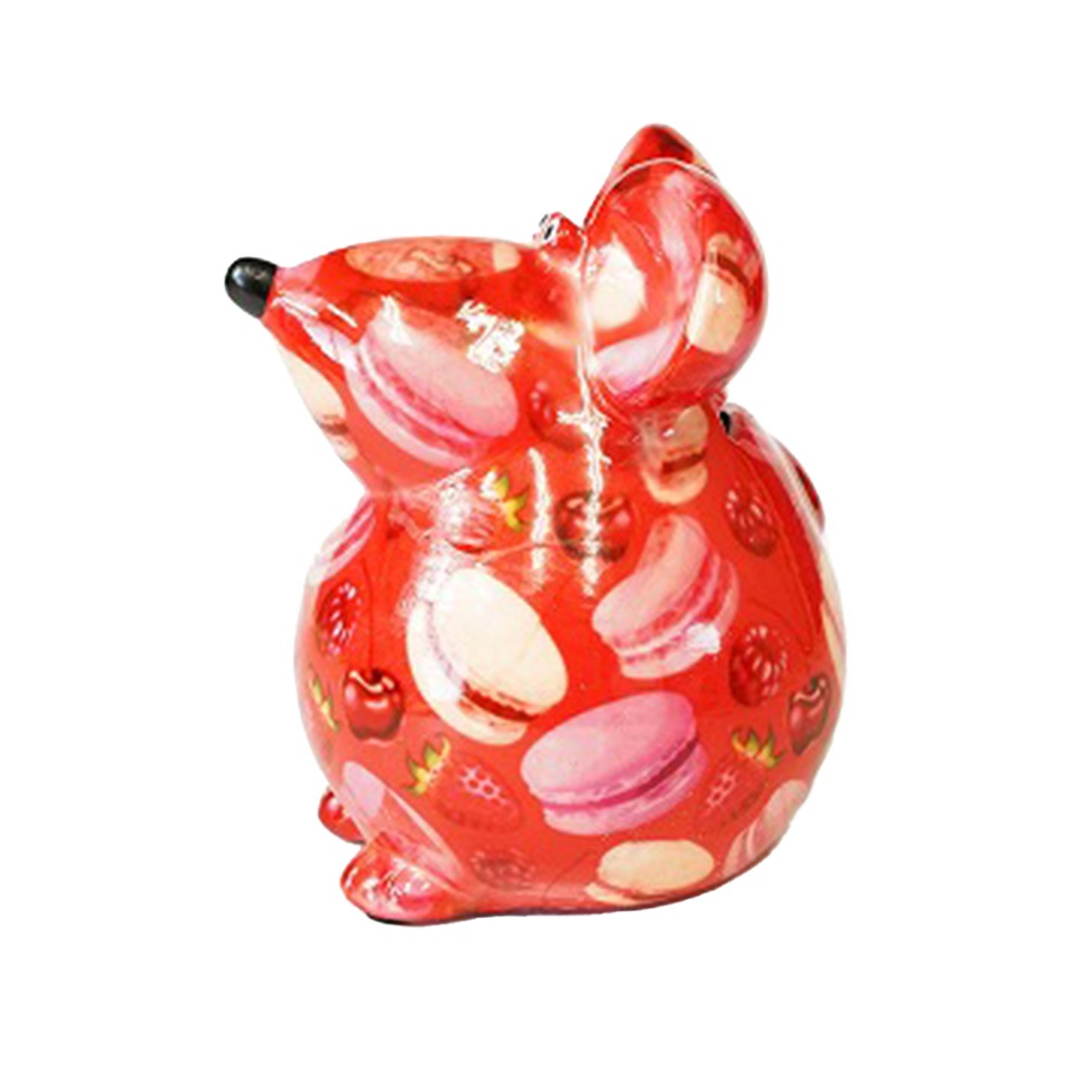 POMME PIDOU（ポンピドゥ）　セラミック製貯金箱　ねずみ　マネーバンクマウス　（A）