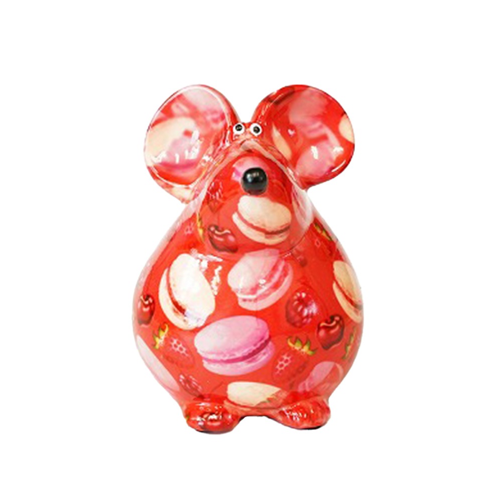 POMME PIDOU（ポンピドゥ）　セラミック製貯金箱　ねずみ　マネーバンクマウス　（A）