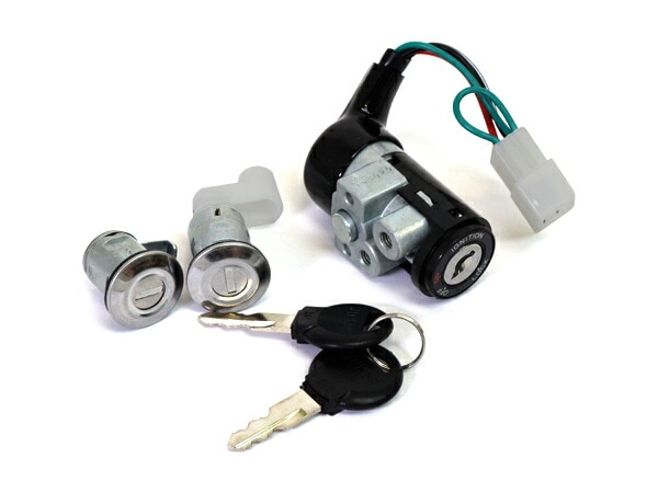 高品質キーシリンダーセット DIO ディオ AF18 スーパーDIO AF27 スーパーディオZX AF28 メインキー ガソリンタンク シートロック パーツ