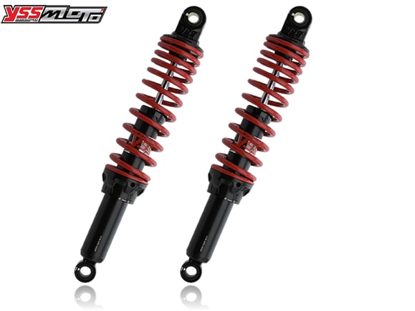 YSS DTGガスショック リアサスペンション 345mm RB220-345P-04O-X YB125/YBR125対応｜6段プリロード調整｜ツインショック カスタム パーツ