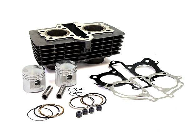 高品質ノーマルボア シリンダーキット CB125T 124cc 44mm ボア 高品質 ノーマルサイズ カスタム パーツ