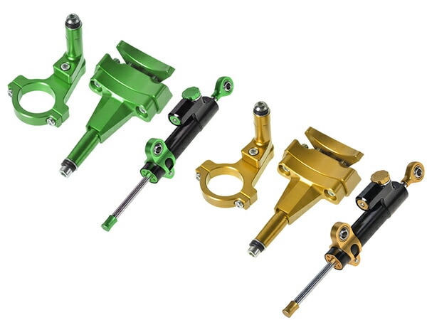 NINJA250 400 ニンジャ250 400 2018年 ステアリングダンパーキット アルミ削りだし CNC加工 カスタム パーツ