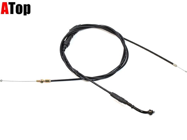 リード90 HF05 NH90 スロットルワイヤー アクセルワイヤー 手元調整機能付 カスタム パーツ