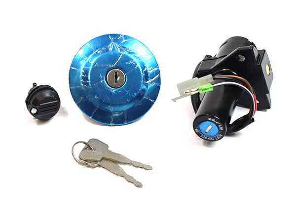 YBR125 キーセット メインキー タンクキャップ サイドカバー用 カスタム パーツ