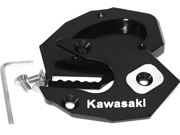 Z1000 Z800 Z900 Z650 Z900RS ワイドサイドスタンドエンド アルミ削り出し アルマイト加工 カスタム パーツ