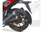 在庫処分！特価 YBR125 アームマウント マッドガード スプラッシュガード リアフェンダー カスタム パーツ|カウル|外装関連