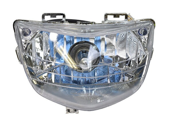 アドレスV125 CF46A CF4EA H4バルブ仕様 ブルーポジションLED 社外品