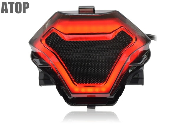 YZF R25 R-25 MT25 MT-25 R3 MT07 2013-2020 シーケンシャル LED テール キット 流れるウインカー カスタム パーツ