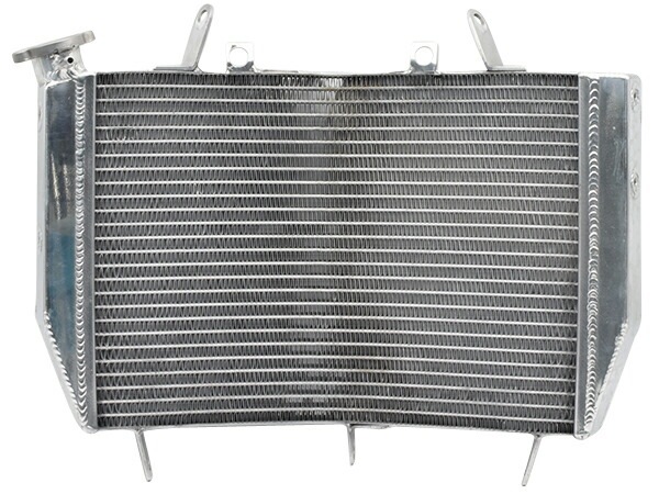 YZF-R6用の社外品 アルミラジエーター本体 ゴムブッシュ付 冷却性能