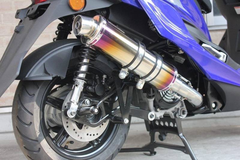 シグナスX125 5型 SED8J フルエキチタンマフラー 日本製 made in Japan ギャンブラーマフラー H28年排ガス規制適合 カスタム パーツ