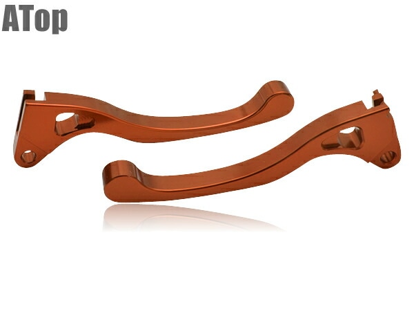 DIO ディオブレーキレバーセット AF18 AF24 AF27 AF34 AF55 AF56 右レバー 左レバー ドラムブレーキ オレンジ カスタム パーツ