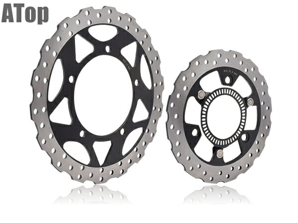 NINJA250 ABS ニンジャ250ABS Z250ABS用 社外品 ブレーキ ディスク ローター フロント リア セット 41080-0578-11H 41080-0601-11H カスタム パーツ