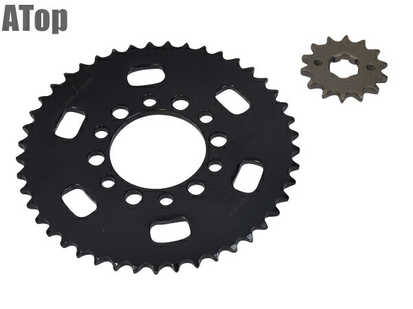 TW200 2JL TW200E DG07J TW225 DG09J フロントスプロケット リアスプロケット 前後セット 428-15T 428-45T カスタム パーツ