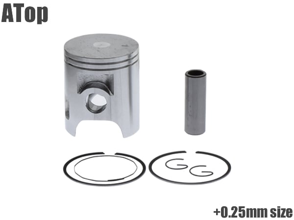 DT125 オーバーサイズ ピストンキット 56.25mm ボアアップサイズ フラットピストン 56.25φ +0.25mm カスタム パーツ