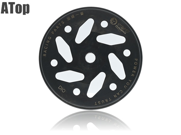 DIO系 ヘビー クラッチアウター 540g 重量タイプ｜スリット加工でベルト滑り抑制｜AF18/27/28/34/35他対応 カスタム パーツ