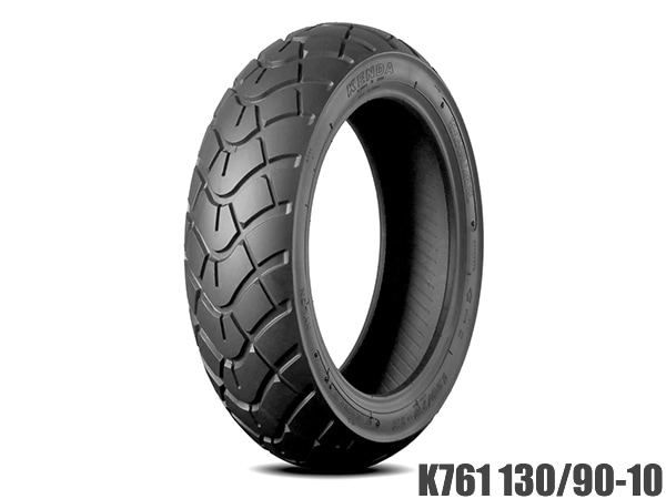 【KENDA】K761 130/90-10 61J TL デュアルパーパス ブロックタイヤ（ズーマー/BWS 等） カスタム パーツ