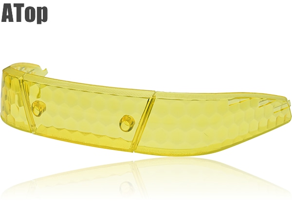 アドレスV100（CE11A/CE13A）クリスタルテールレンズ 3点セット イエロー（テール＋リアウインカー左右）SUZUKI カスタム パーツ