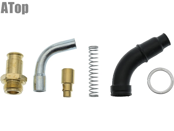 キャブ チョークレバー→ワイヤー式 変換アダプター M12 タイコφ4mm 手動チョーク リモート化 汎用 カスタム パーツ