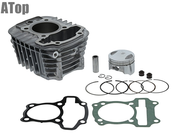 【124cc】スーパーカブ110(JA59) クロスカブ110(JA60) ボアアップキット φ50 スリーブ外径φ55 ピストン/ガスケット付 カスタム パーツ