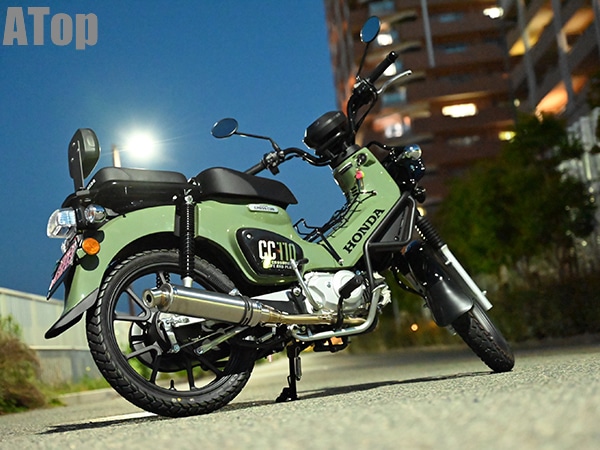 スーパーカブ110 JA59 クロスカブ110 JA60用 フルエキゾーストマフラー ステンレス 社外マフラー カスタム 交換用 カスタム パーツ