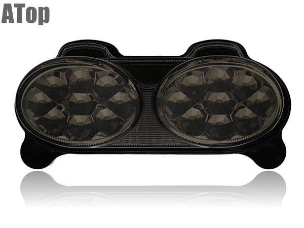 ZX-9R ZX-6R LEDテールランプ スモーク 1998-2003 / 2000-2002 対応 純正品番23025-1270 互換 カスタム パーツ