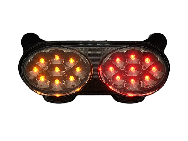 スモークLEDテールランプ ZX-9R ZX-6R LEDテールランプ スモーク 1998-2003 / 2000-2002 対応