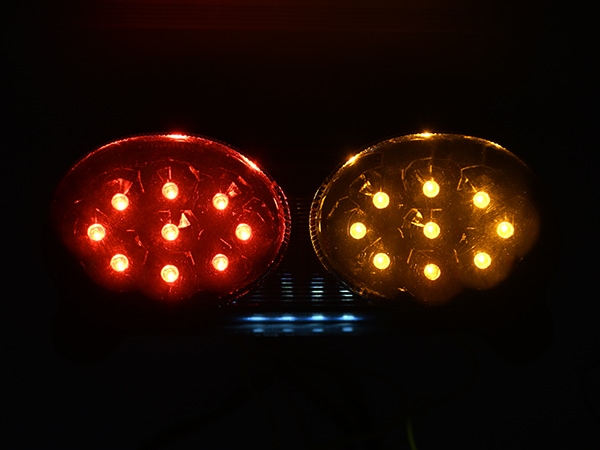 ZX-9R ZX-6R LEDテールランプ スモーク 1998-2003 / 2000-2002 対応