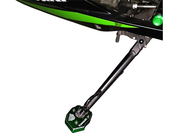 Z1000 Z800 Z900 Z650 Z900RS ワイドサイドスタンドエンド アルミ削り出し アルマイト加工 カスタム パーツ