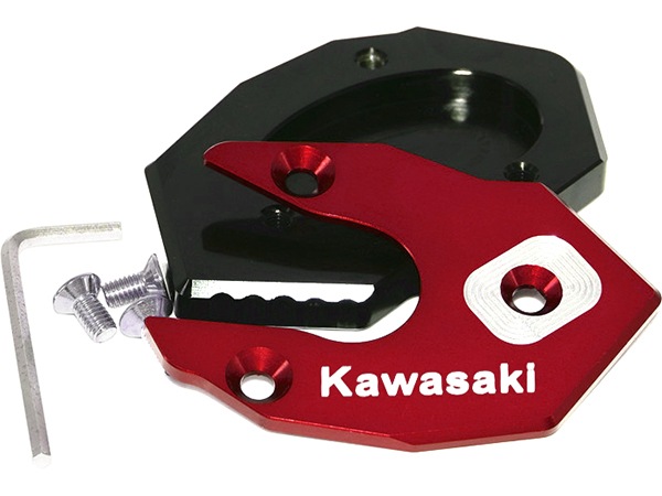 Z1000 Z800 Z900 Z650 Z900RS ワイドサイドスタンドエンド アルミ削り出し アルマイト加工 カスタム パーツ