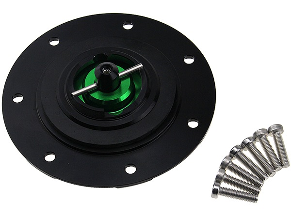 T201-BK CNC アルミ削り出し アルミ タンクキャップ KAWASAKI カワサキ ZZR400 ZZR600 ZZR1100 アルミ削り出し タンクキャップ キーレスタイプ