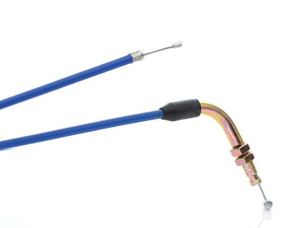 スーパーDIO AF27 AF28 スロットルワイヤー ブルー アクセルワイヤー