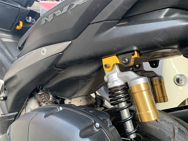 エアロックス155 NVX155 アルミ削り出し レイダウンキット カスタム