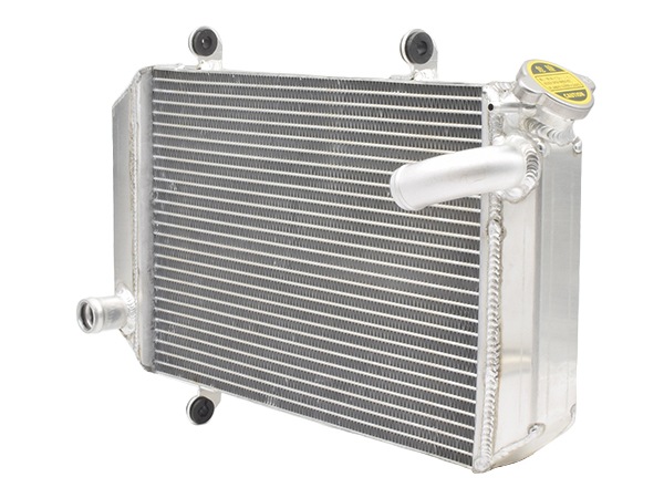 TZR250 3XV用の社外品 アルミラジエーター本体 ゴムブッシュ付 冷却