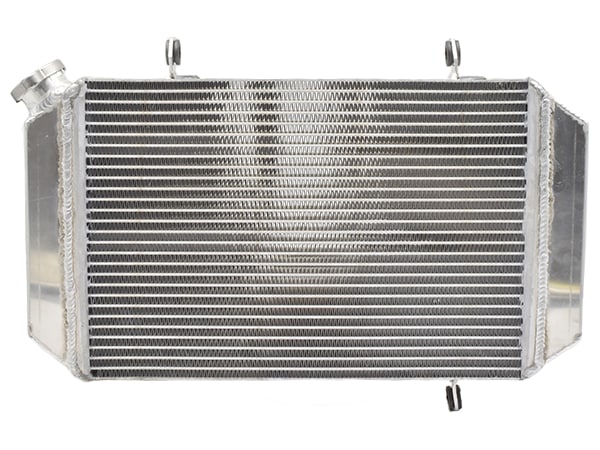 TZR250 3XV用の社外品 アルミラジエーター本体 ゴムブッシュ付 冷却