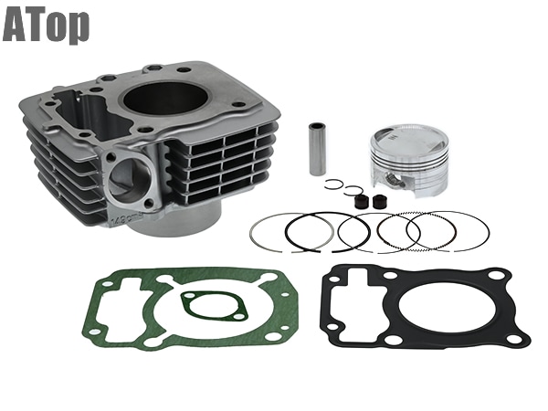 ATop アルミボアアップキット CBF125 57.3mm CBF150 147.4cc SDH125-51 SDH125-51A シルバー カスタム パーツ