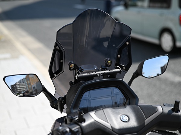 NMAX125 SEG6J NMAX155 SG66J カウルマウントミラーキット バイザーセット カウルミラー化 フルセット カスタム パーツ